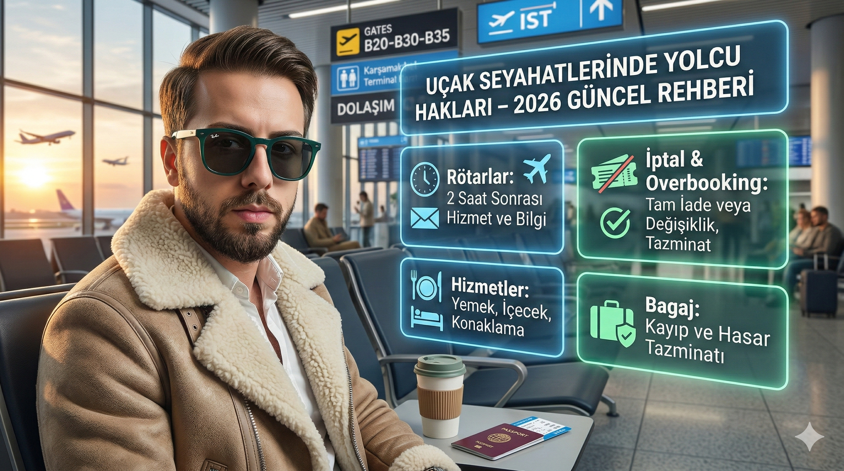 Uçak Seyahatlerinde Yolcu Hakları – 2026 Güncel Rehberi